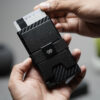 Slim Carbon Fiber Mini Pop Up Wallet