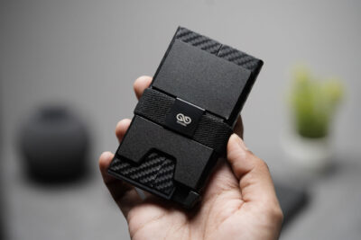 Slim Carbon Fiber Mini Pop Up Wallet