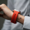 Soft Silicone Strap With Aluminium Closure Pin For Apple Watch 49 MM (Series Ultra/Ultra 2/Ultra 3)