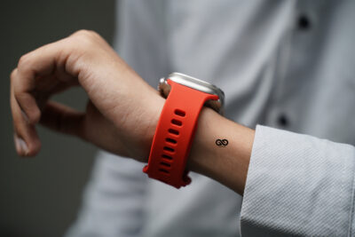 Soft Silicone Strap With Aluminium Closure Pin For Apple Watch 49 MM Series Ultra/Ultra 2