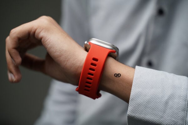 Soft Silicone Strap With Aluminium Closure Pin For Apple Watch 49 MM Series Ultra/Ultra 2