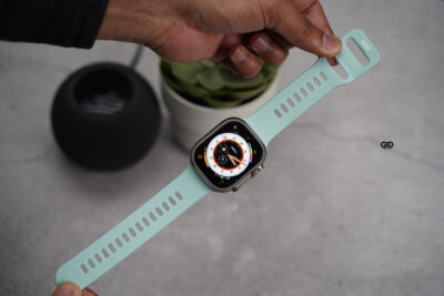 Soft Silicone Strap With Aluminium Closure Pin For Apple Watch 49 MM (Series Ultra/Ultra 2/Ultra 3) 121 Soft Silicone Strap With Aluminium Closure Pin For Apple Watch 49 MM (Series Ultra/Ultra 2/Ultra 3)