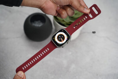 Soft Silicone Strap With Aluminium Closure Pin For Apple Watch 49 MM (Series Ultra/Ultra 2/Ultra 3) 141 Soft Silicone Strap With Aluminium Closure Pin For Apple Watch 49 MM (Series Ultra/Ultra 2/Ultra 3)