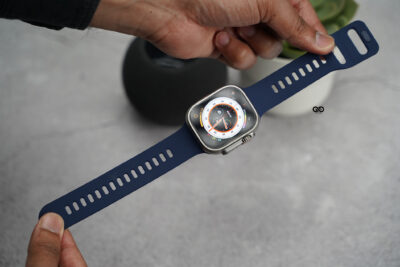 Soft Silicone Strap With Aluminium Closure Pin For Apple Watch 49 MM (Series Ultra/Ultra 2/Ultra 3) 152 Soft Silicone Strap With Aluminium Closure Pin For Apple Watch 49 MM (Series Ultra/Ultra 2/Ultra 3)