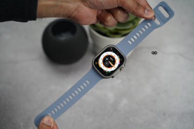 Soft Silicone Strap With Aluminium Closure Pin For Apple Watch 49 MM (Series Ultra/Ultra 2/Ultra 3) 182 Soft Silicone Strap With Aluminium Closure Pin For Apple Watch 49 MM (Series Ultra/Ultra 2/Ultra 3)