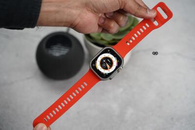 Soft Silicone Strap With Aluminium Closure Pin For Apple Watch 49 MM (Series Ultra/Ultra 2/Ultra 3) 183 Soft Silicone Strap With Aluminium Closure Pin For Apple Watch 49 MM (Series Ultra/Ultra 2/Ultra 3)
