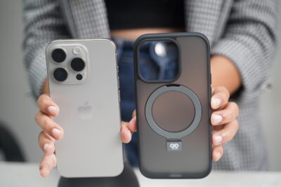 Smoky Black Alpha Magnetic Ring Case For iPhone 15/15Plus/15Pro/15Pro Max