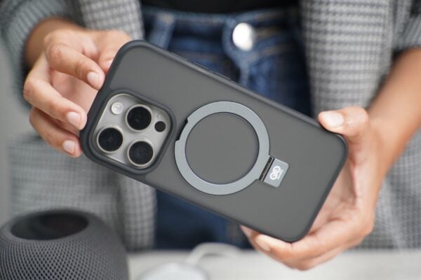 Smoky Black Alpha Magnetic Ring Case For iPhone 15/15Plus/15Pro/15Pro Max