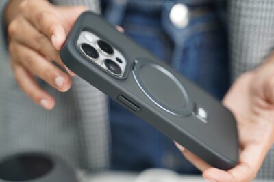 Smoky Black Alpha Magnetic Ring Case For iPhone 15/15Plus/15Pro/15Pro Max