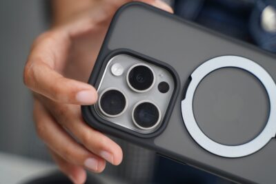 Smoky Black Alpha Magnetic Ring Case For iPhone 15/15Plus/15Pro/15Pro Max
