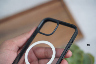 Black Magsafe Drop Proof Sleek Transparent case For iPhone 13