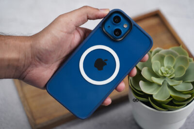 Dark Blue Magsafe Drop Proof Sleek Transparent case For iPhone 13