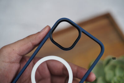 Dark Blue Magsafe Drop Proof Sleek Transparent case For iPhone 13