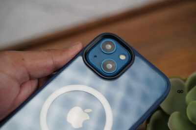 Dark Blue Magsafe Drop Proof Sleek Transparent case For iPhone 13