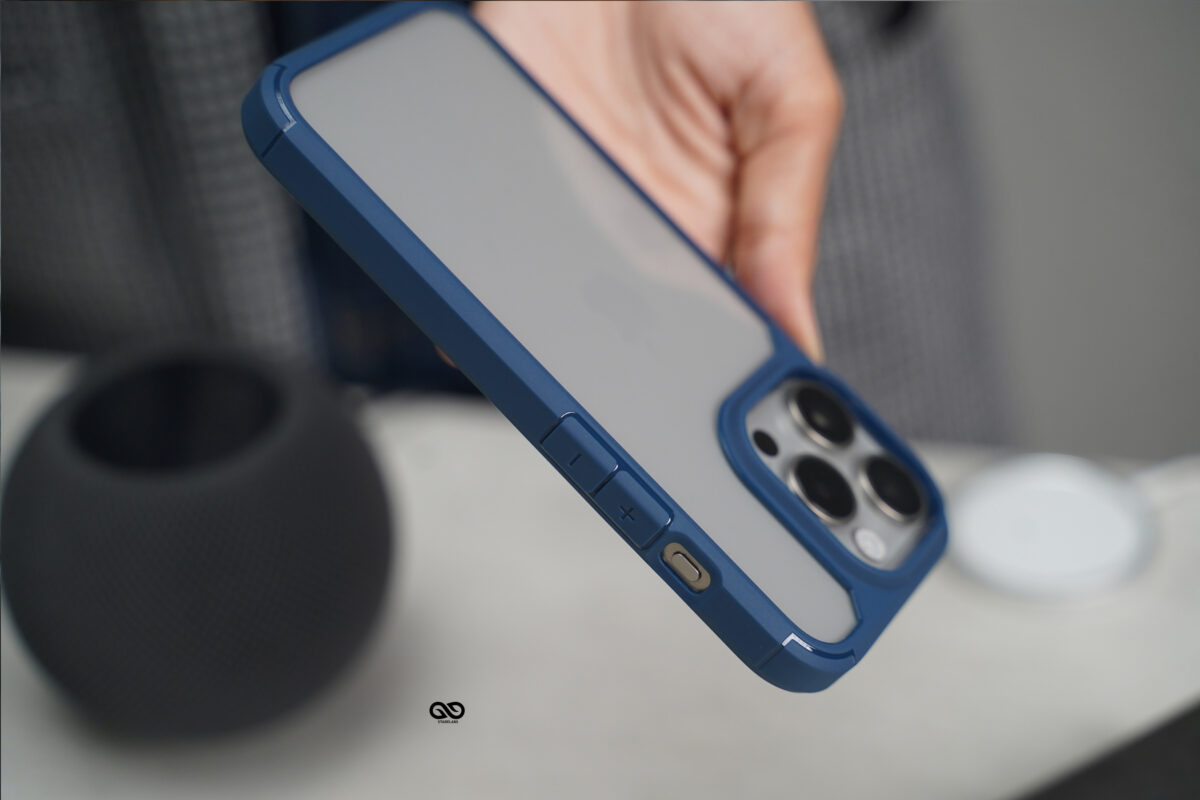 Blue Defender Rugged Protective Case for iPhone 15 Pro Max