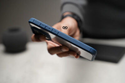 Blue Defender Rugged Protective Case for iPhone 15 Pro