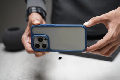 Blue Defender Rugged Protective Case for iPhone 15 Pro