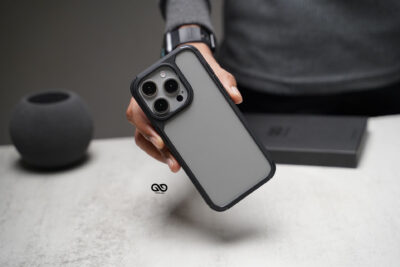 Black Defender Rugged Protective Case for iPhone 15 Pro