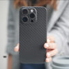 Carbon Ultra Thin Slim Case for iPhone 15 Pro
