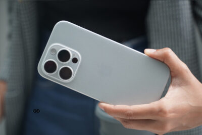 Frosted White Ultra Thin Case for iPhone 15 Pro