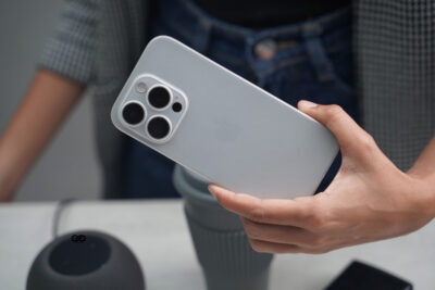 Frosted White Ultra Thin Case for iPhone 15 Pro Max