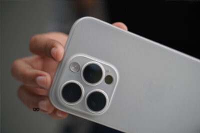 Frosted White Ultra Thin Case for iPhone 15 Pro Max