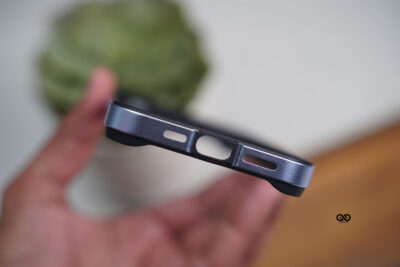 Blue Fiber Bumper for iPhone 15 (Bumper, not a Case)