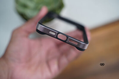 Pink Fiber Bumper for iPhone 15 Plus (Bumper, not a Case)