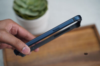 Blue Titanium Fiber Bumper for iPhone 15 Pro (Bumper, not a Case)