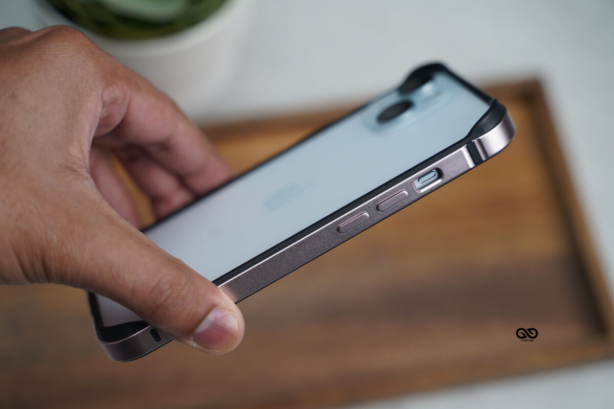 Pink Fiber Bumper for iPhone 15 Plus (Bumper, not a Case)