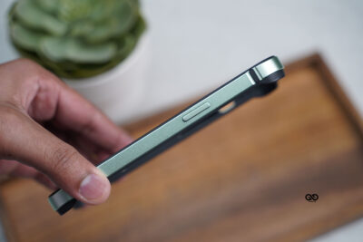 Green Fiber Bumper for iPhone 15 Plus(Bumper, not a Case)