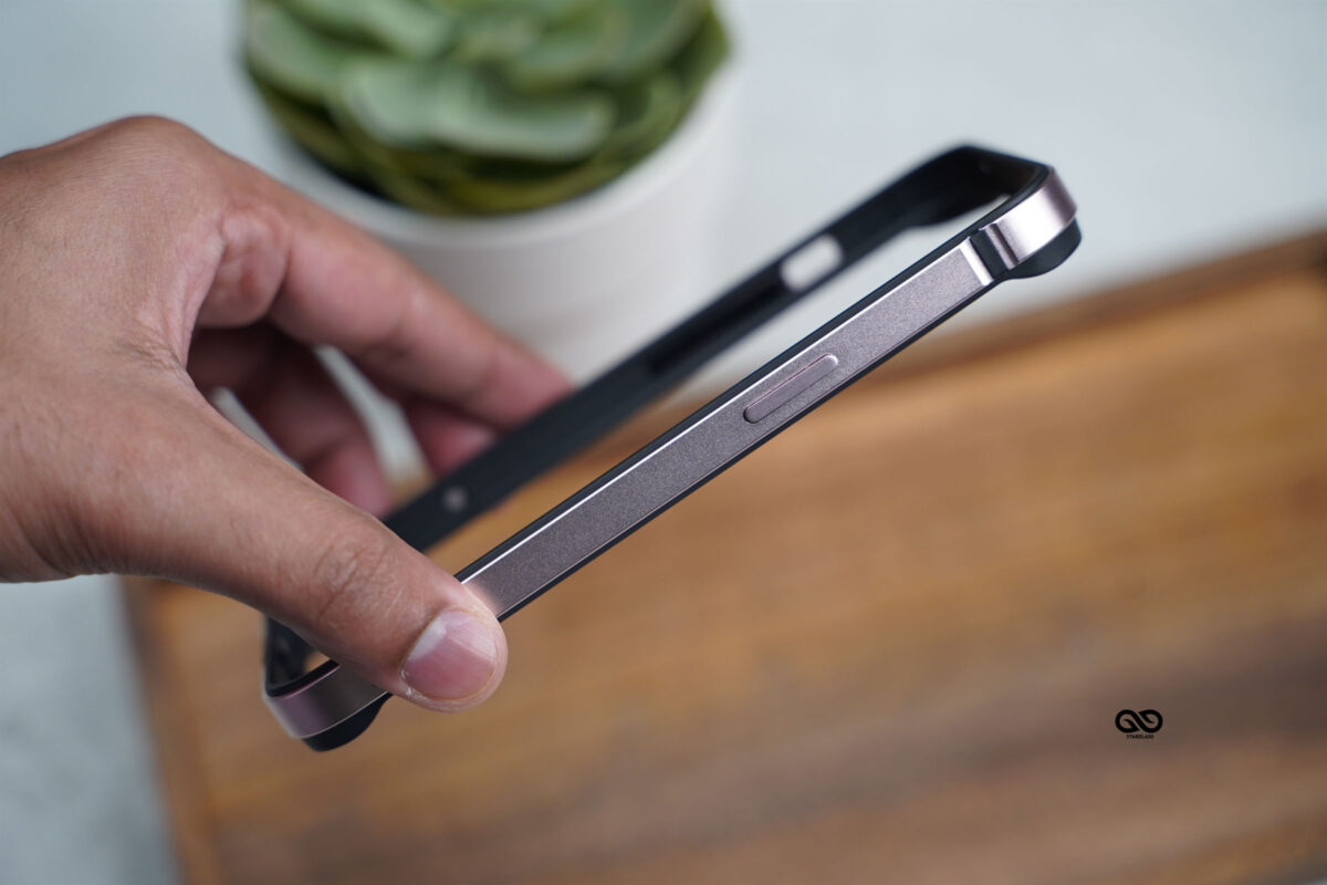 Pink Fiber Bumper for iPhone 15 Plus (Bumper, not a Case)