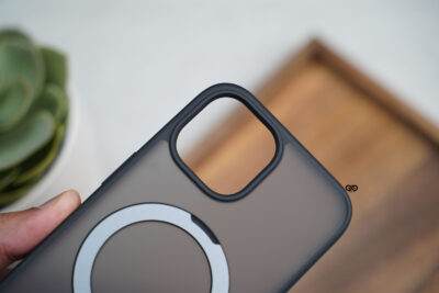 Smoky Black Alpha Magnetic Ring Case For iPhone 15/15Plus/15Pro/15Pro Max