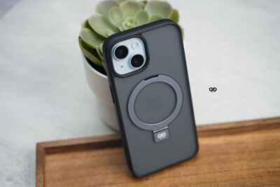 Smoky Black Alpha Magnetic Ring Case For iPhone 15/15Plus/15Pro/15Pro Max
