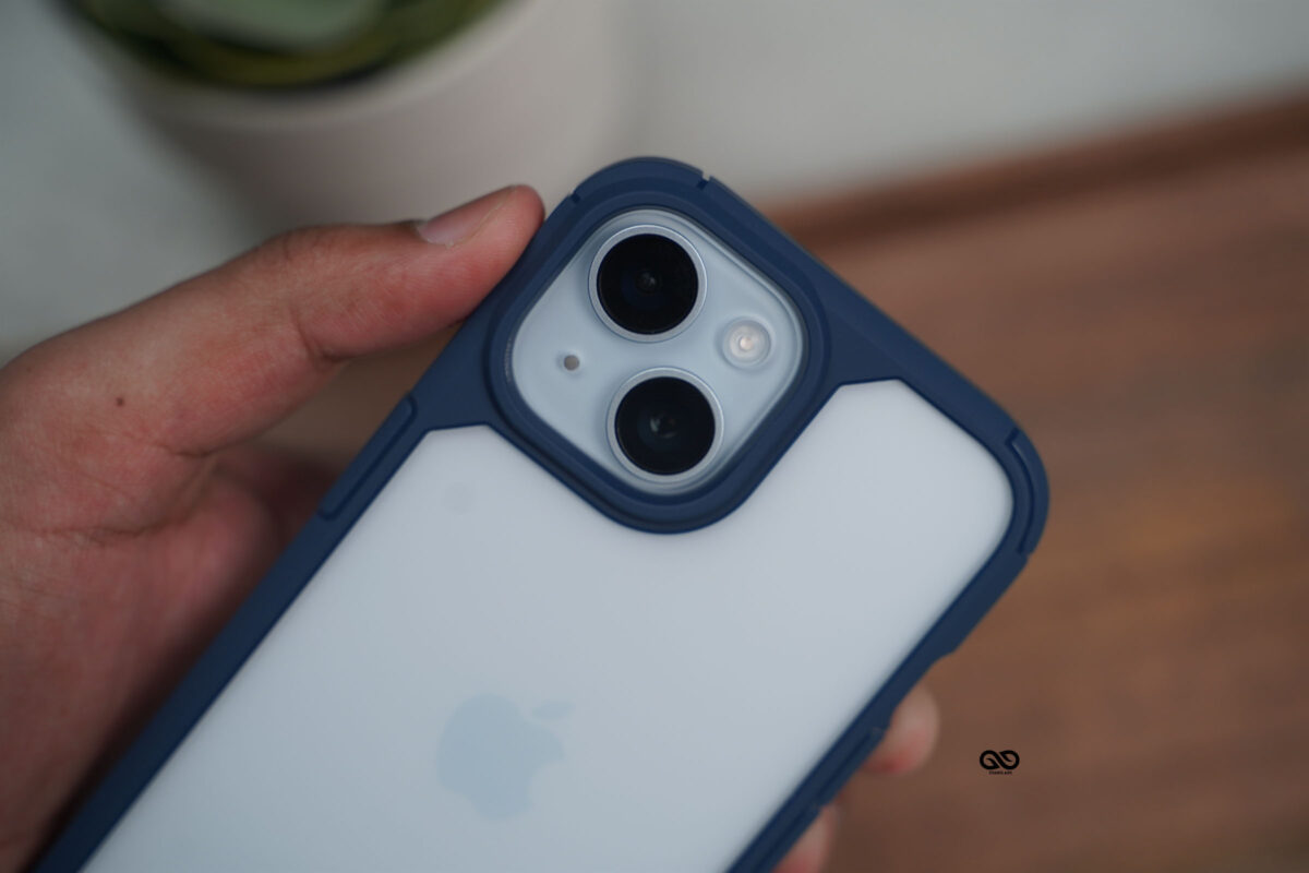 Blue Defender Rugged Protective Case for iPhone 15 Plus