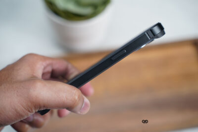 Black Fiber Bumper for iPhone 15 Plus (Bumper, not a Case)