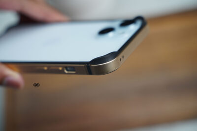 Copper Gold Fiber Bumper for iPhone 15 (Bumper, not a Case)