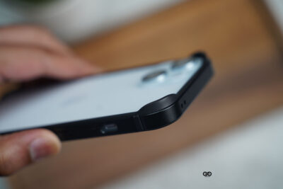 Black Fiber Bumper for iPhone 15 Plus (Bumper, not a Case)