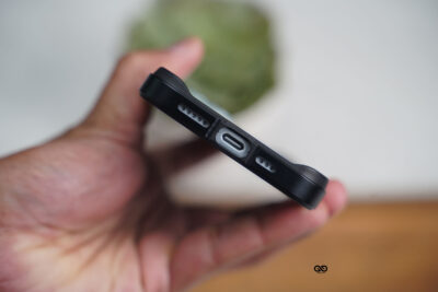 Black Fiber Bumper for iPhone 15 Plus (Bumper, not a Case)