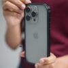 Black Fiber Bumper for iPhone 15 Pro Max (Bumper, not a Case)