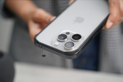 Black Fiber Bumper for iPhone 15 Pro Max (Bumper, not a Case)