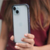 Blue Fiber Bumper for iPhone 15 (Bumper, not a Case)