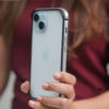 Silver Fiber Bumper for iPhone 15 (Bumper, not a Case)