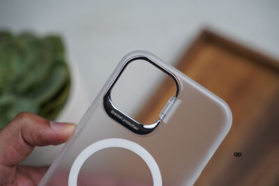 Smoky Black Magsafe Matte Finish Case with Kickstand Ring Feature