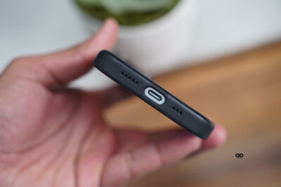 Smoky Black Magsafe Matte Finish Case with Kickstand Ring Feature