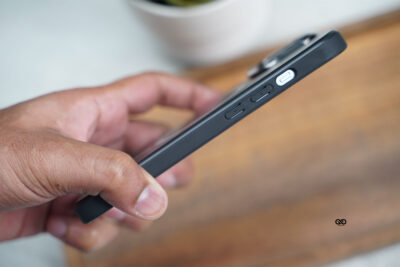 Smoky Black Magsafe Matte Finish Case with Kickstand Ring Feature