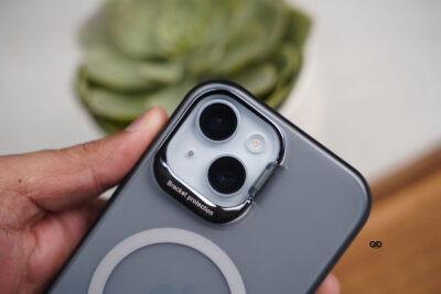 Smoky Black Magsafe Matte Finish Case with Kickstand Ring Feature