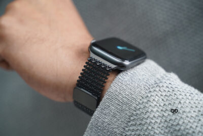 Magnetic closure stainless steel loop for Apple Watch 44MM 45MM 46MM Series 4 5 6 7 8 9 10 11 (SE 2 3 Gen)