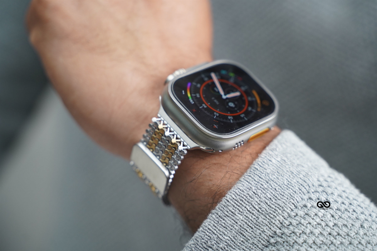Magnetic closure stainless steel loop Apple Watch 49 mm Series Ultra/Ultra 2 6 Magnetic closure stainless steel loop Apple Watch 49 mm Series Ultra/Ultra 2 - Image 6
