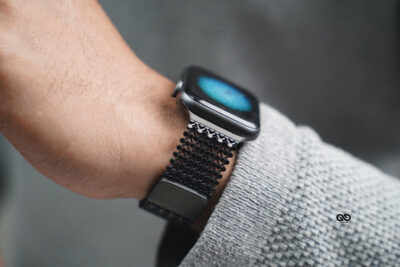 Magnetic closure stainless steel loop for Apple Watch 44MM 45MM 46MM Series 4 5 6 7 8 9 10 11 (SE 2 3 Gen)